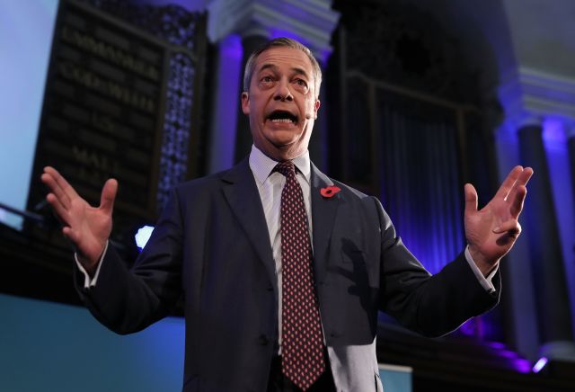Odds on Tory majority at general election shorten significantly following Nigel Farage comments