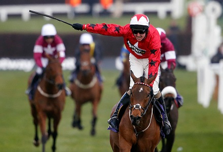 Flawless Becher Chase win sees Blaklion slashed for National