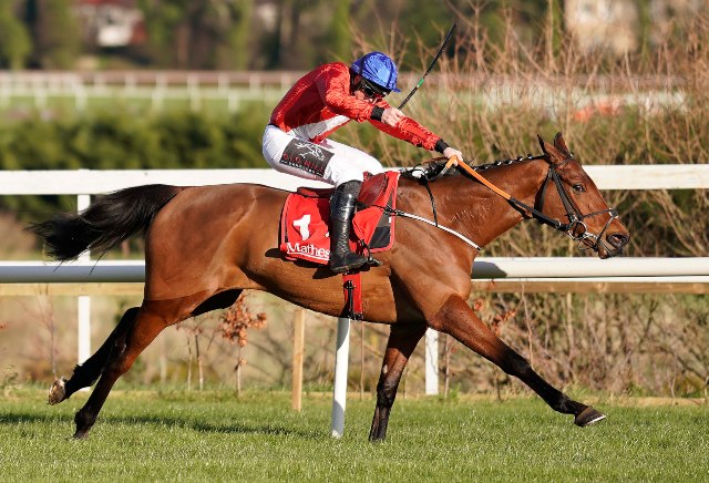Envoi Allen winning at Leopardstown