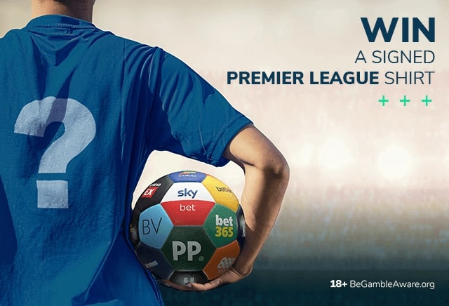 Prize Draw Two: Another signed Premier League shirt up for grabs through oddschecker