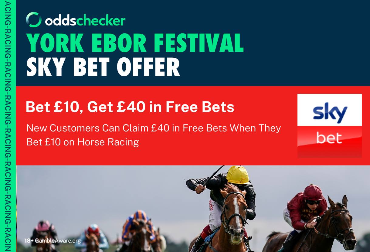 Sky Bet Ebor Festival: Bet £10, Get £40 on the Ebor Handicap