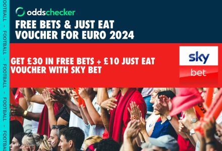 Claim a £10 Just Eat Voucher + £30 in Free Bets With the Euro 2024 Sky Bet Sign Up Offer