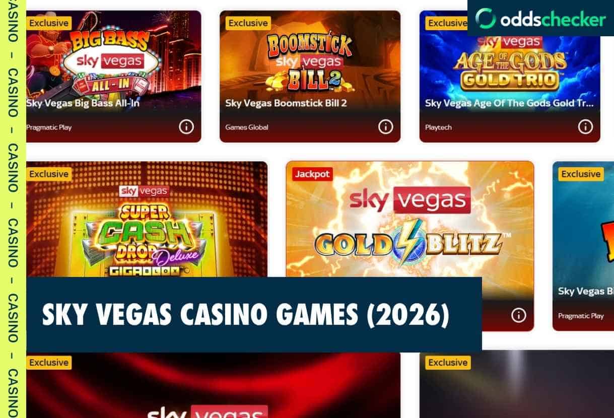 Sky Vegas Casino Games: Slots, Live Casino & More!