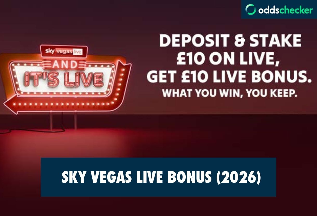 Sky Vegas Live Casino – Stake £10 on Live, Get a £10 Live Bonus!