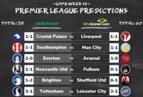 WhoScored vs oddschecker Premier League Score Predictions Gameweek 14