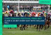 Claim a £5 Free Bet Every Day at the Cheltenham Festival With William Hill