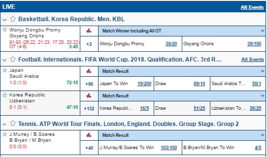 marathonbet in play