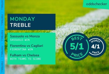 Football Accumulator Tips: Monday 5/1 Treble sees Sassuolo win