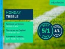 Football Accumulator Tips: Monday 5/1 Treble sees Sassuolo win