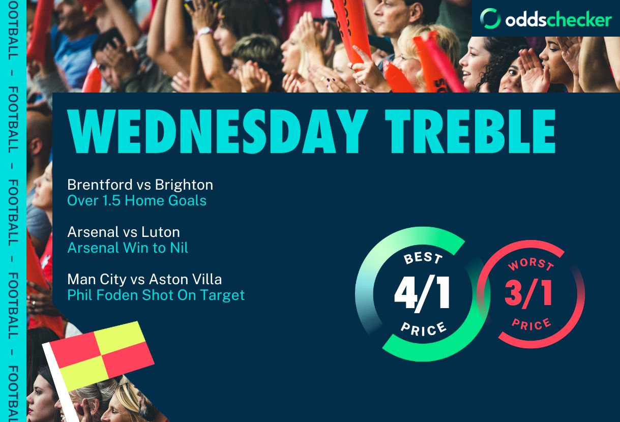 Football Accumulator Tips: Wednesday 4/1 Treble backs Arsenal to win