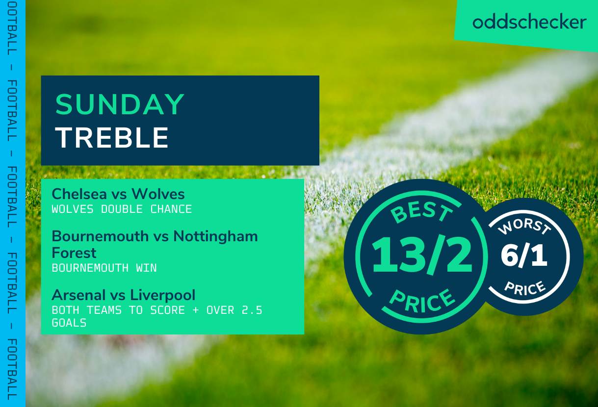 Football Accumulator Tips: 13/2 Super Sunday Treble sees Bournemouth win