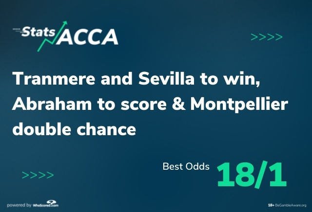 Football Stats Acca: 18/1 four-fold powered by WhoScored