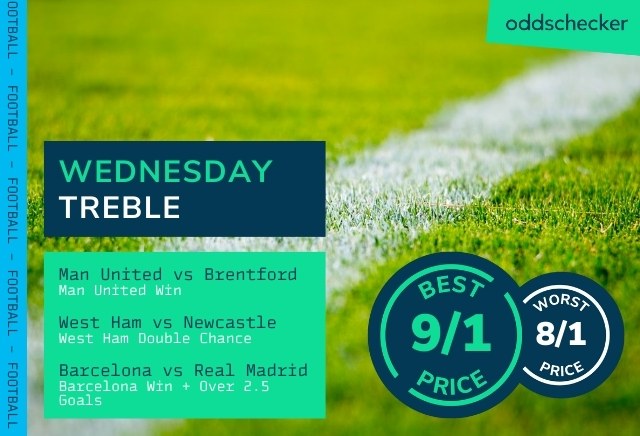 Football Accumulator Tips: Wednesday 9/1 Treble backs Barca El Clasico win