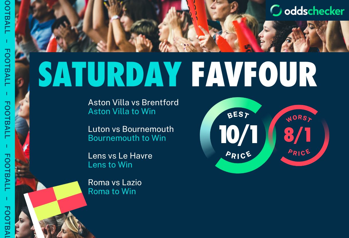 Football Accumulator Tips: Saturday 10/1 FavFour backs Roma to win