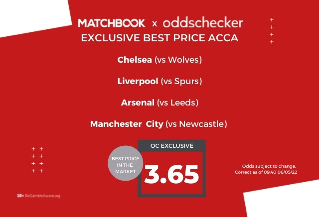 Acca Tips: Matchbook's best price guarantee on Top 4 Premier League four-fold