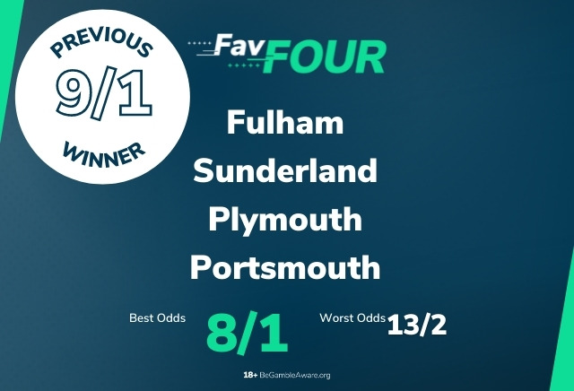 Football Accumulator Tips: 8/1 FavFour Acca