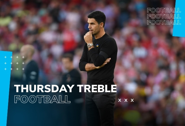 Football Accumulator Tips: Thursday’s 10/1 Treble predicts Arsenal to run rampant