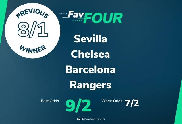 Football Accumulator Tips: 9/2 FavFour Acca