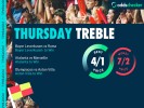 Football Accumulator Tips: Thursday 4/1 Treble backs Aston Villa