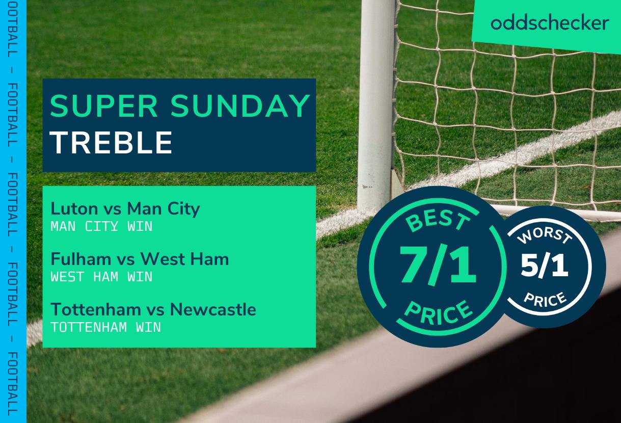Football Accumulator Tips: Sunday 7/1 Treble sees a Tottenham win