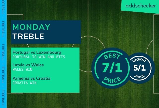 Football Accumulator Tips: Monday 7/1 Treble backs Wales win