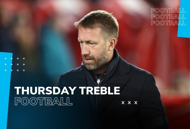 Football Accumulator Tips: Thursday’s 7/1 Treble backs defeat for Potter’s Chelsea
