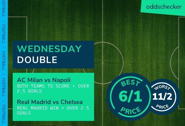 Football Accumulator Tips: 6/1 Wednesday Double featuring Real Madrid win
