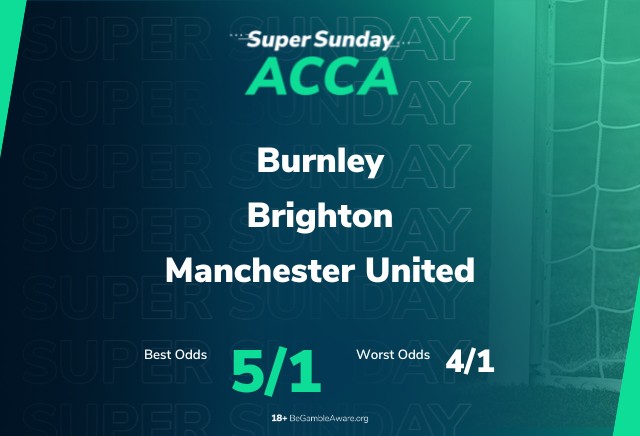 Football Accumulator Tips: 5/1 Super Sunday treble backs Manchester United