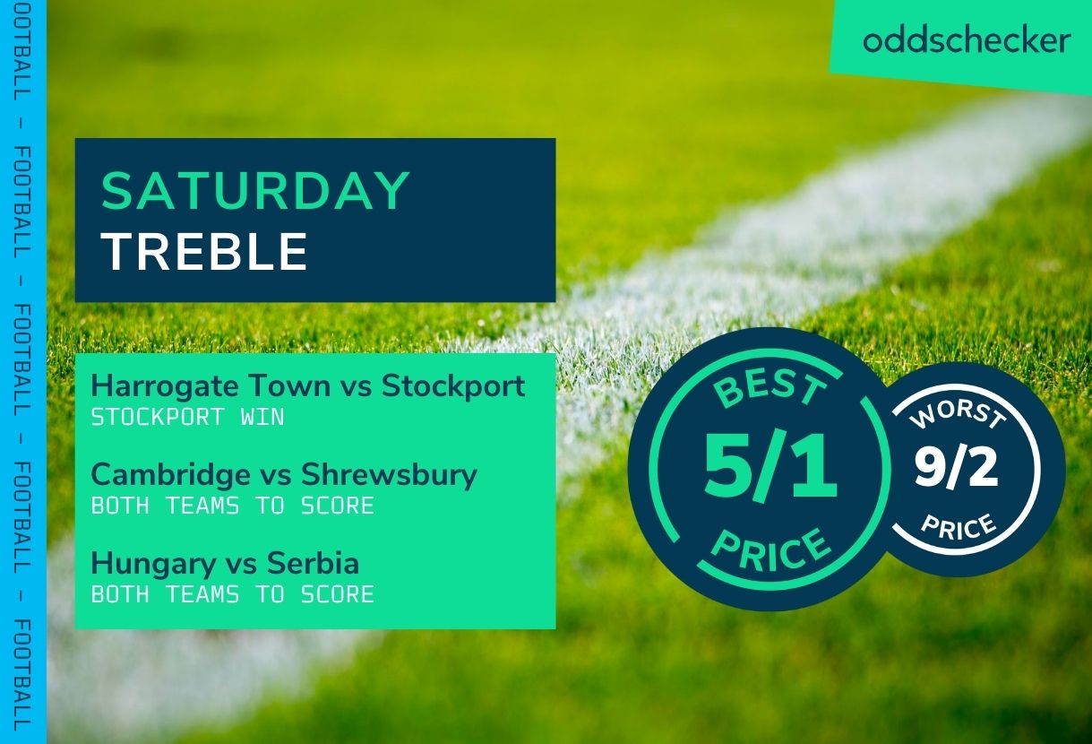 Football Accumulator Tips Saturday 5/1 Treble predicts a Stockport