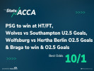 Football Stats Acca: 10/1 four-fold powered by WhoScored