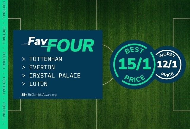 Football Accumulator Tips: Saturday's 15/1 FavFour backs Tottenham
