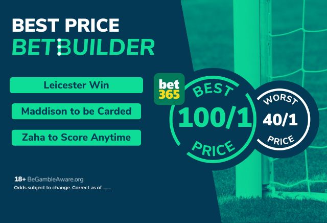 Leicester vs Crystal Palace Bet Builder Tips: Our 100/1 chance featuring Brendan Rodgers Leicester