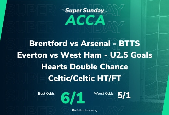 Football Accumulator Tips: 6/1 Super Sunday Acca from the Premier League and Scottish Premiership