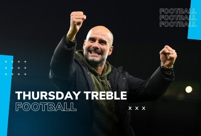 Football Accumulator Tips: Thursday’s 6/1 Treble backs Man City win 