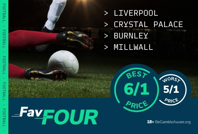 Football Accumulator Tips: Saturday’s 6/1 FavFour backs Liverpool win
