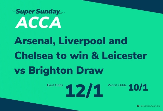 Football Accumulator Tips: Super Sunday 12/1 Four-Fold