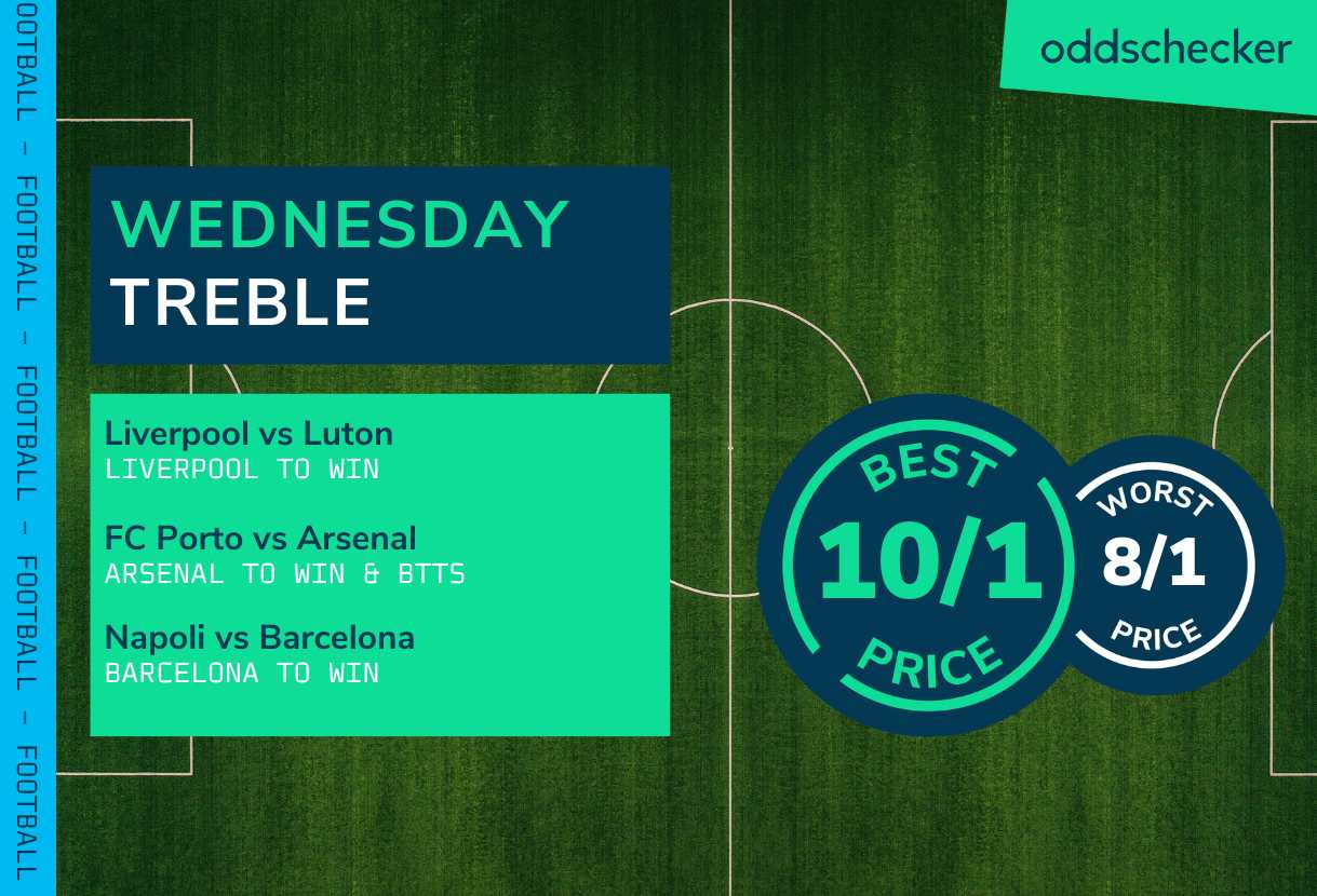 Football Accumulator Tips: Wednesday 10/1 Treble backs Arsenal UCL Win 