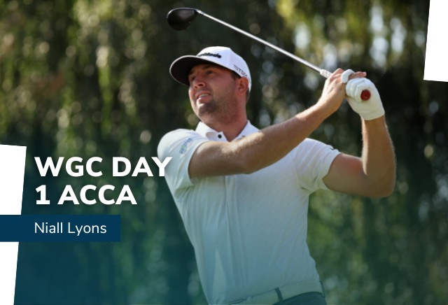 WGC Match Play 2023: Niall Lyons 9/1 Day 1 Acca backs Shane Lowry loss