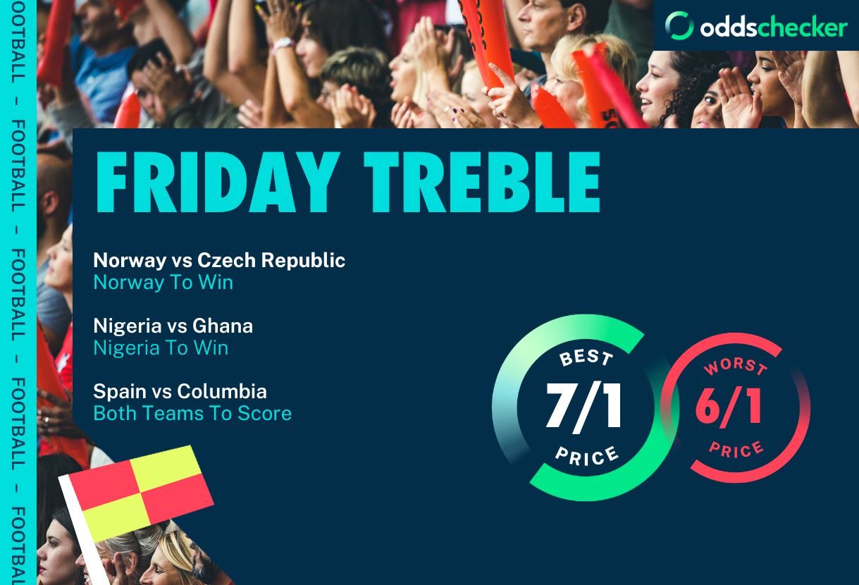 Football Accumulator Tips: 7/1 Friday Treble backs Nigeria to Win