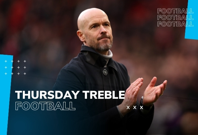 Football Accumulator Tips: Thursday’s 6/1 Treble featuring Ten Hag’s United 