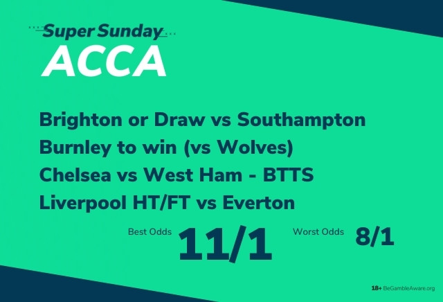 Football Accumulator Tips: Super Sunday 11/1 Acca
