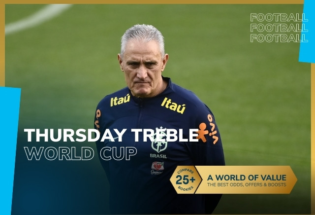 World Cup Tips: Thursday's 8/1 Acca backs tournament favourites Brazil 