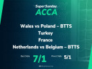 Football Accumulator Tips: 7/1 Super Sunday Acca from the final round of Nations League