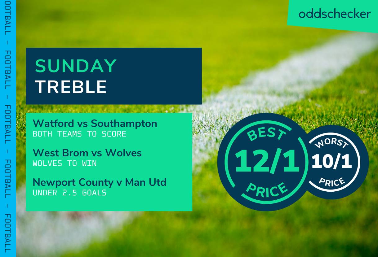 Football Accumulator Tips: 12/1 Super Sunday FA Cup Treble backs Wolves win