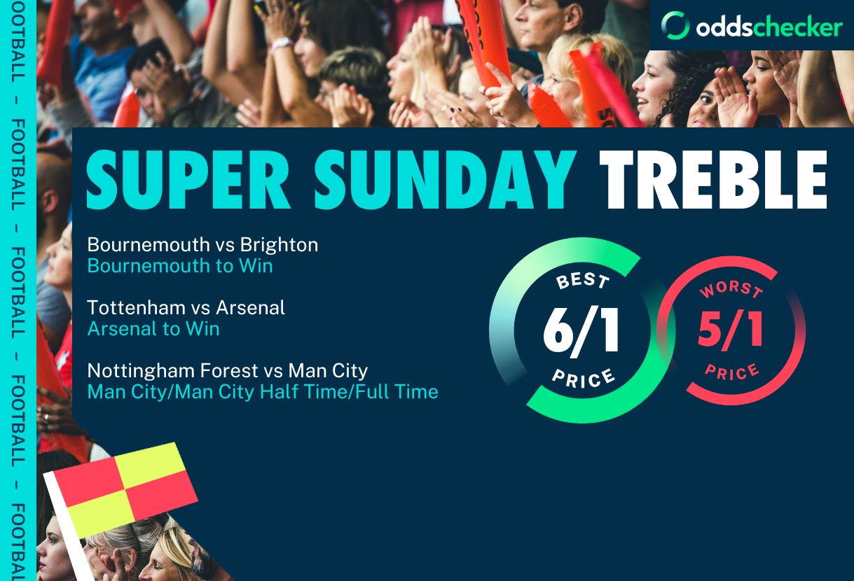 Football Accumulator Tips: Super Sunday 6/1 Treble backs Arsenal
