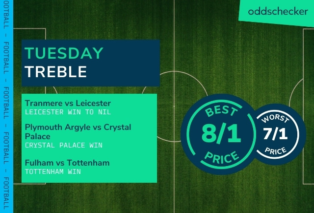 Football Accumulator Tips: Tuesday 8/1 Treble from the Carabao Cup