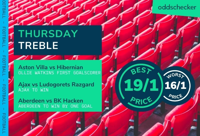 Football Accumulator Tips: Thursday 19/1 Treble for Europa League