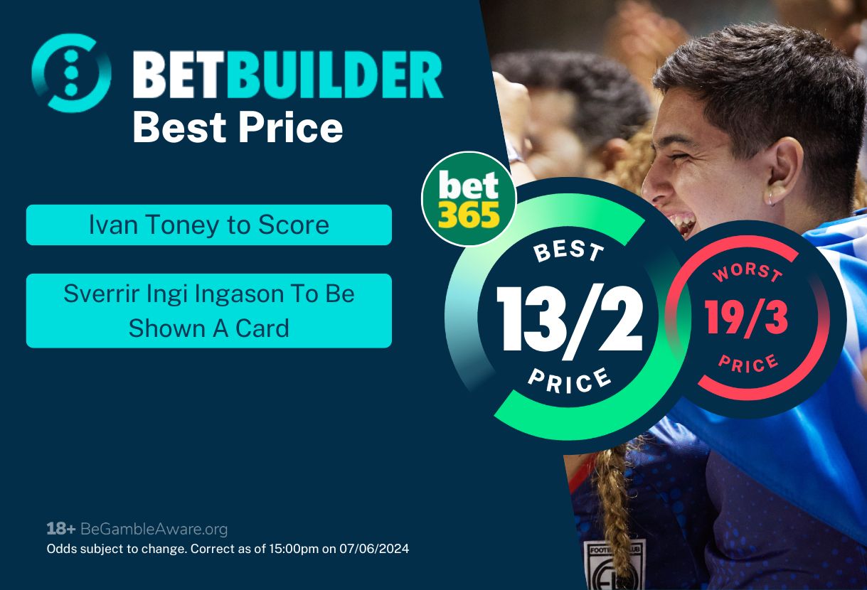 England vs Iceland Bet Builder Tips: Toney backed in 13/2 punt