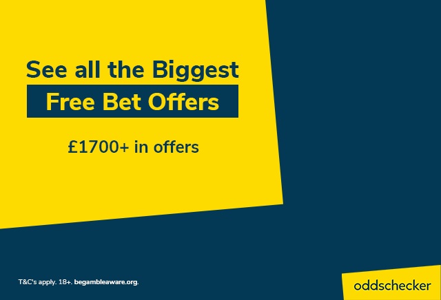 The best free bets and bookmaker sign up offers