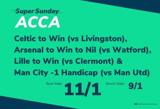 Football Accumulator Tips: 11/1 Super Sunday Acca